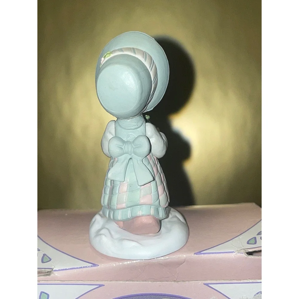 Enesco Precious Moments December Girl With Candle Figurine 1989 Samuel J Butcher